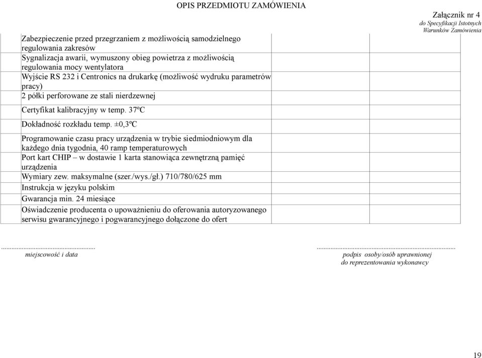 ±0,3ºC Programowanie czasu pracy urządzenia w trybie siedmiodniowym dla każdego dnia tygodnia, 40 ramp temperaturowych Port kart CHIP w dostawie 1 karta stanowiąca zewnętrzną pamięć urządzenia