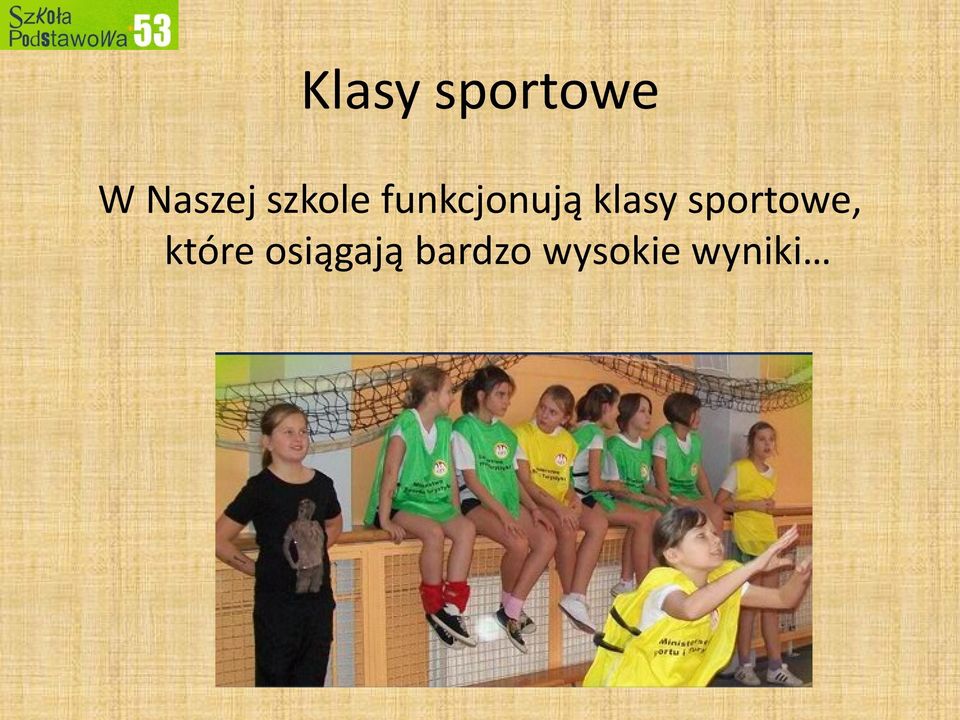 klasy sportowe, które