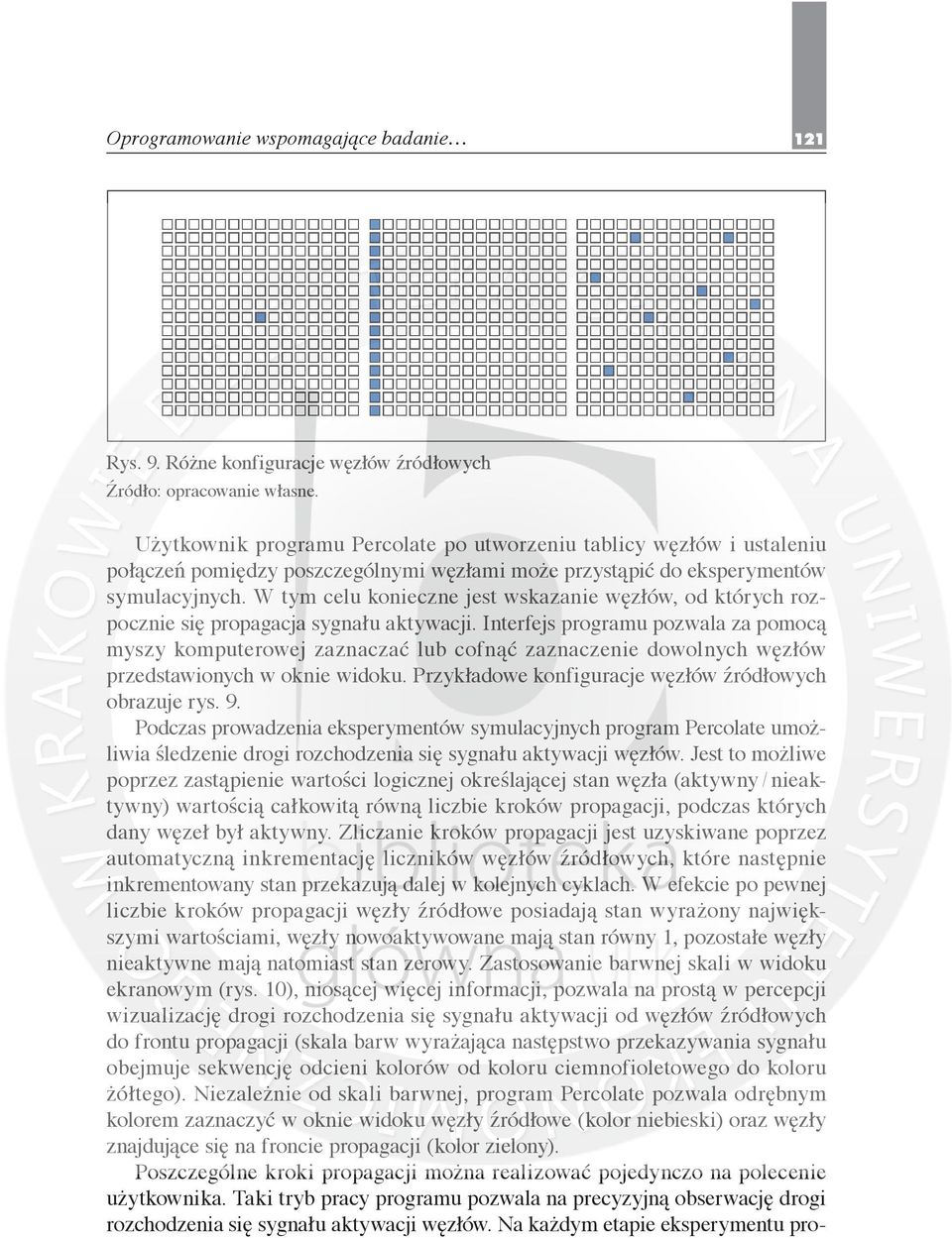 W tym celu konieczne jest wskazanie węzłów, od których rozpocznie się propagacja sygnału aktywacji.