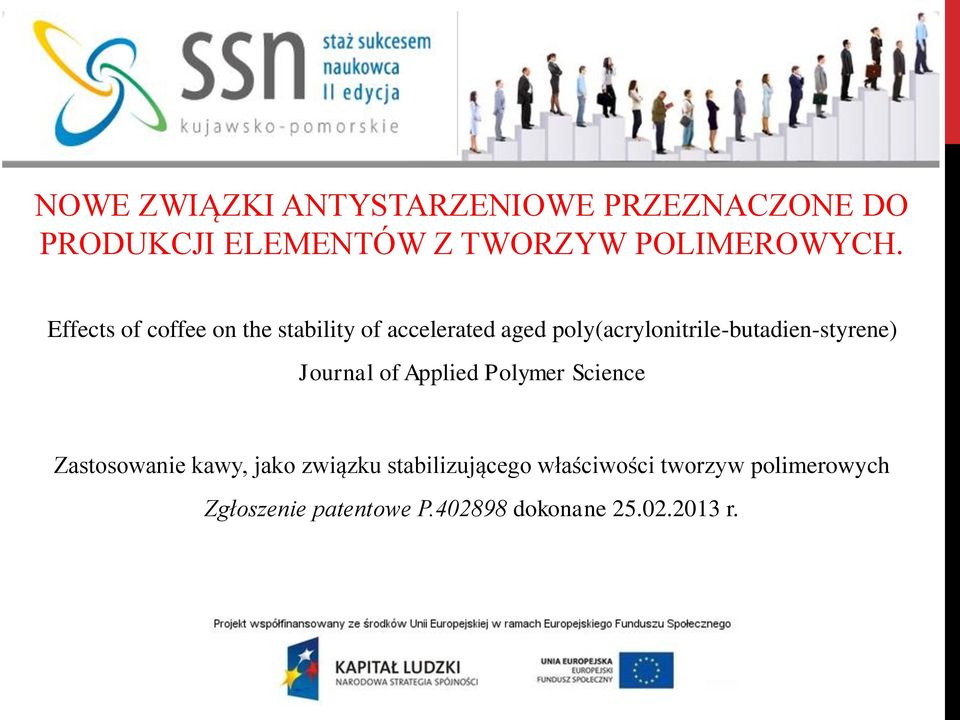 poly(acrylonitrile-butadien-styrene) Journal of Applied Polymer Science Zastosowanie