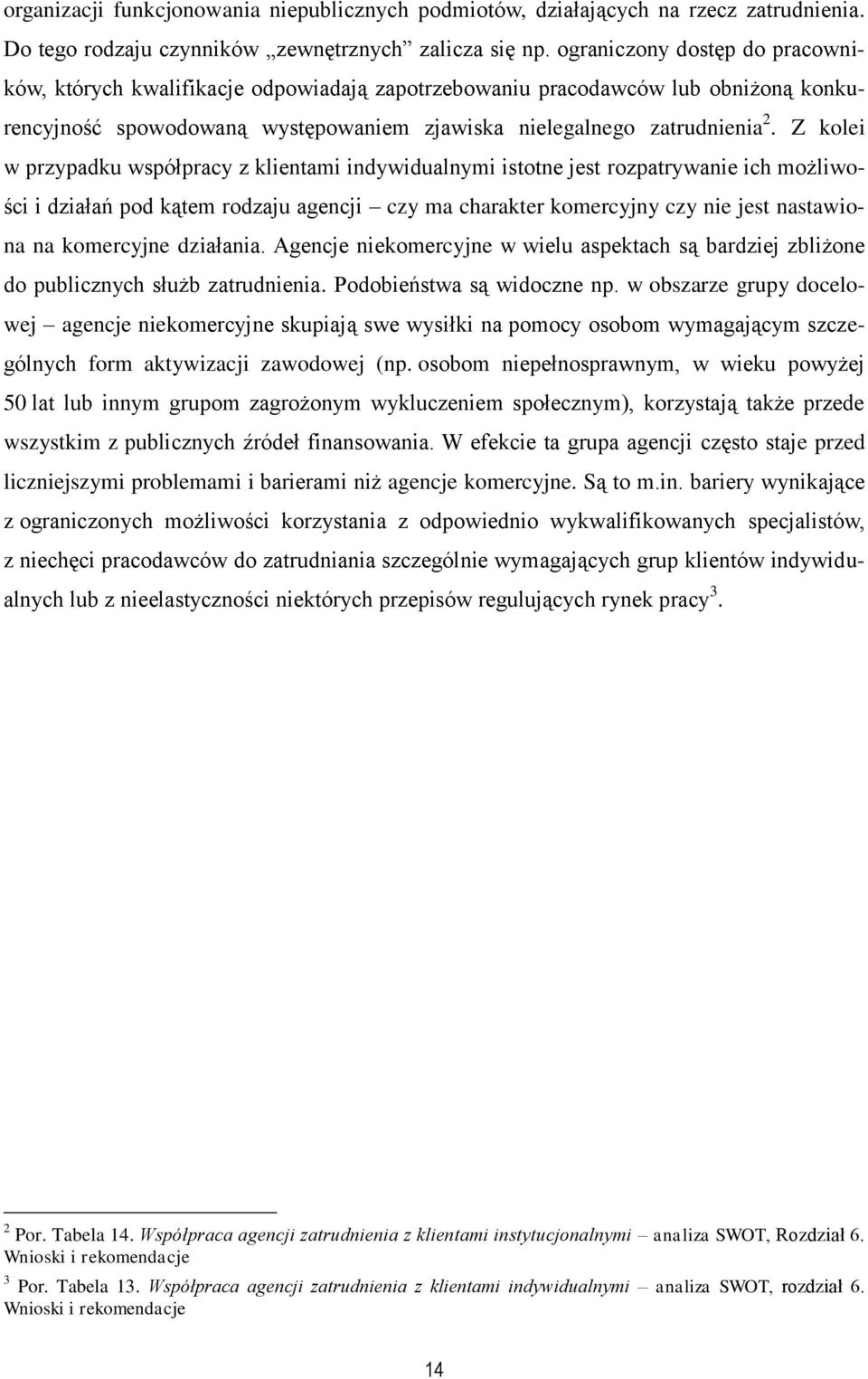 Z kolei w przypadku współpracy z klientami indywidualnymi istotne jest rozpatrywanie ich możliwości i działań pod kątem rodzaju agencji czy ma charakter komercyjny czy nie jest nastawiona na