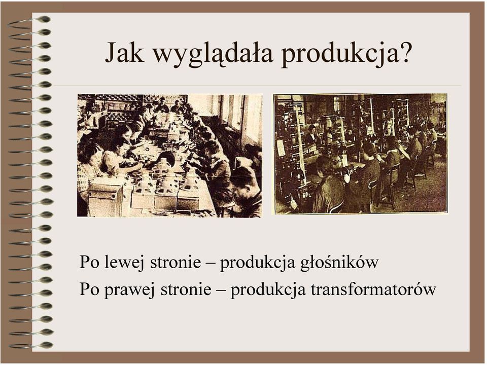 głośników Po prawej