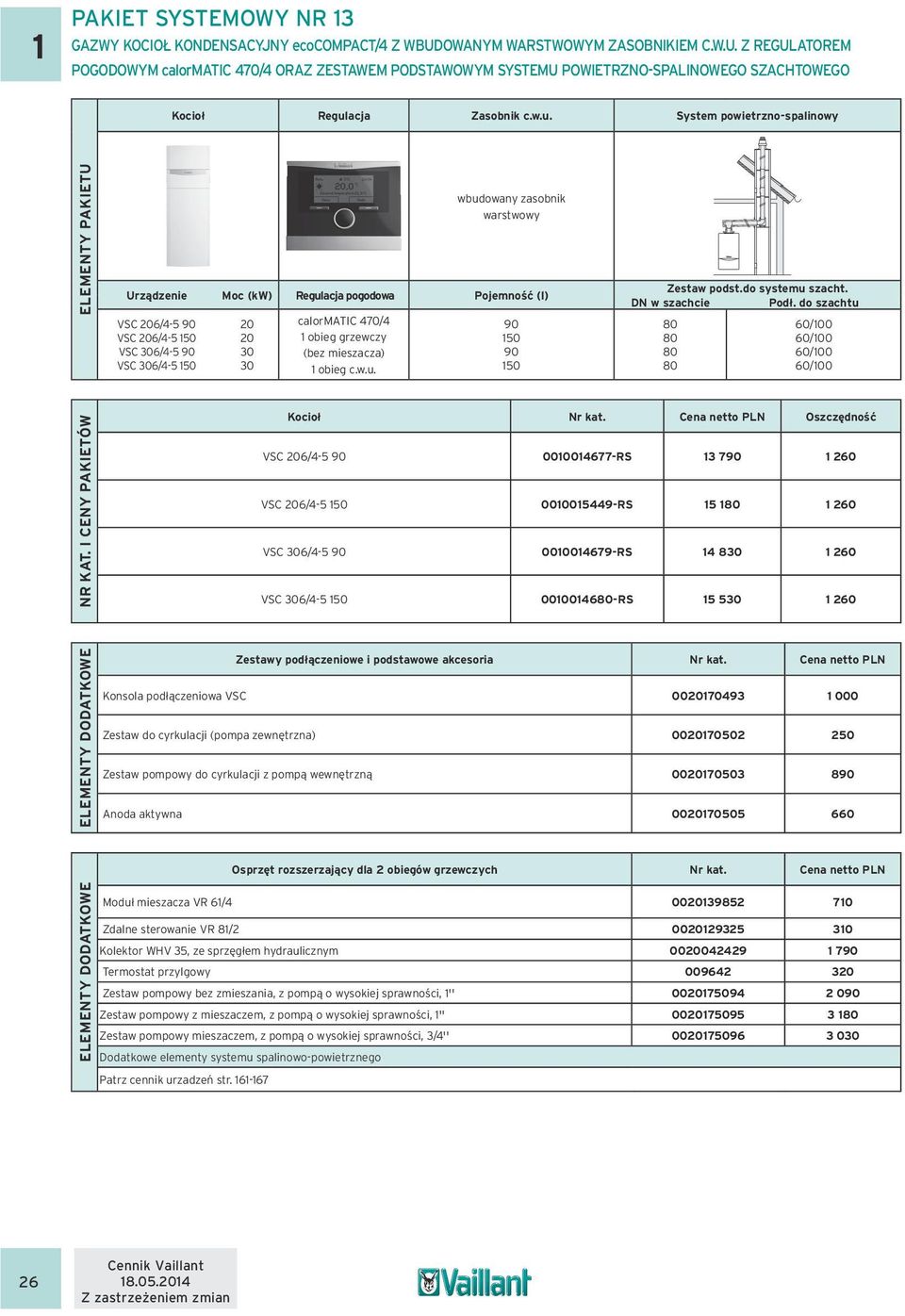 Z REGULATOREM POGODOWYM calormatic 470/4 ORAZ ZESTAWEM PODSTAWOWYM SYSTEMU POWIETRZNOSPALINOWEGO SZACHTOWEGO Kocioł Regul