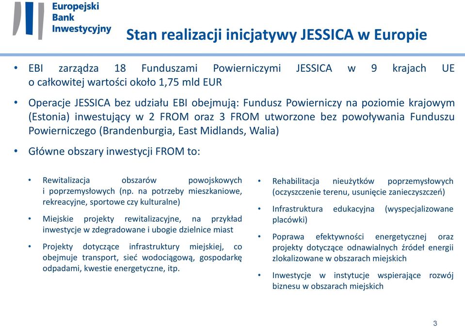 Rewitalizacja obszarów powojskowych i poprzemysłowych (np.