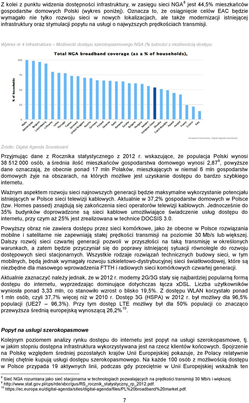 prędkościach transmisji.