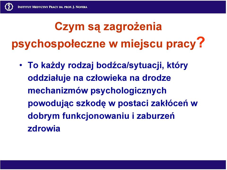 człowieka na drodze mechanizmów psychologicznych