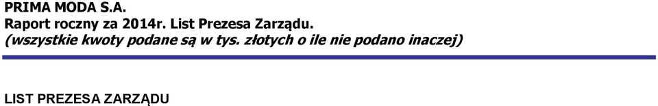 List Prezesa
