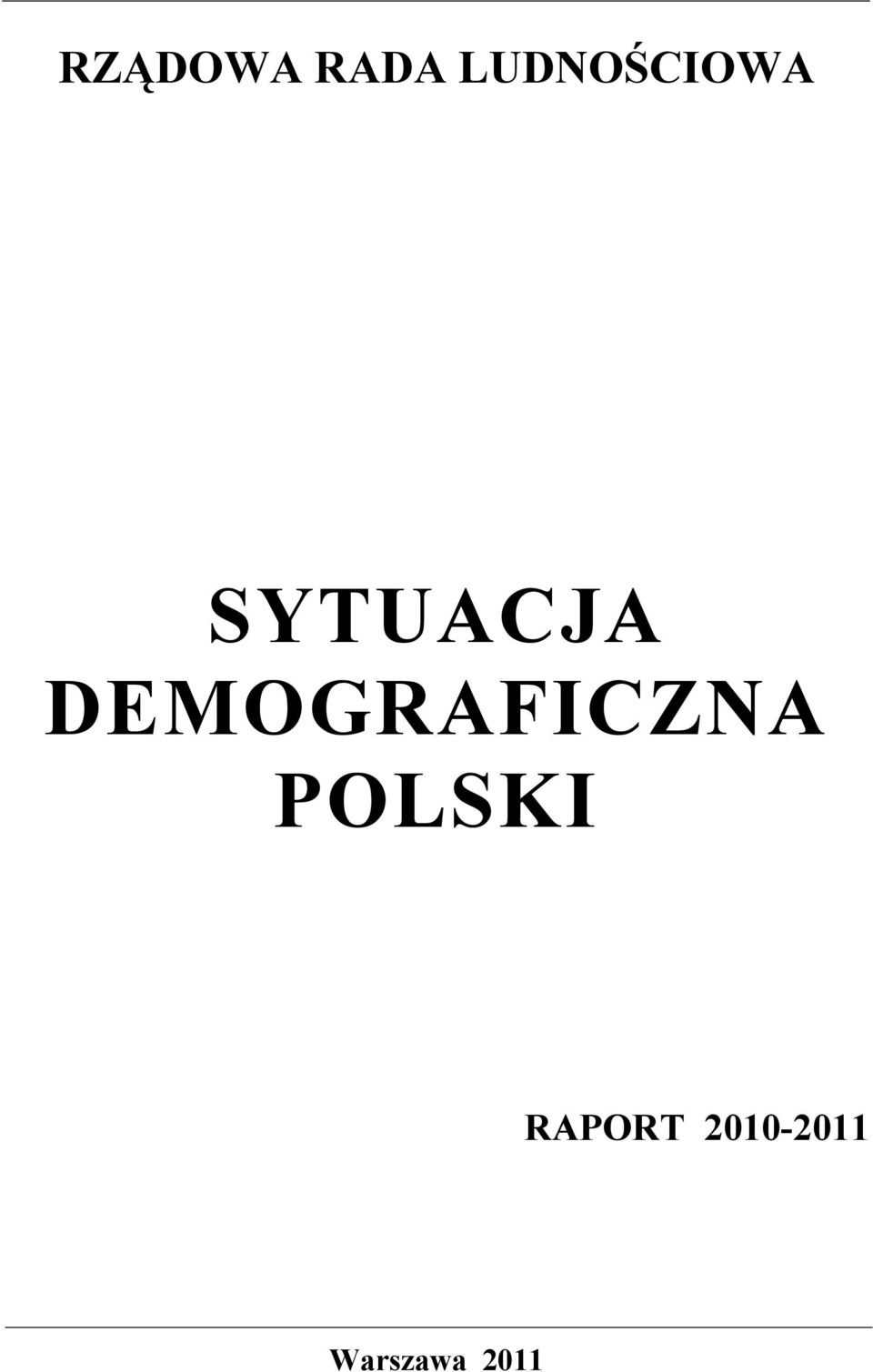 DEMOGRAFICZNA POLSKI