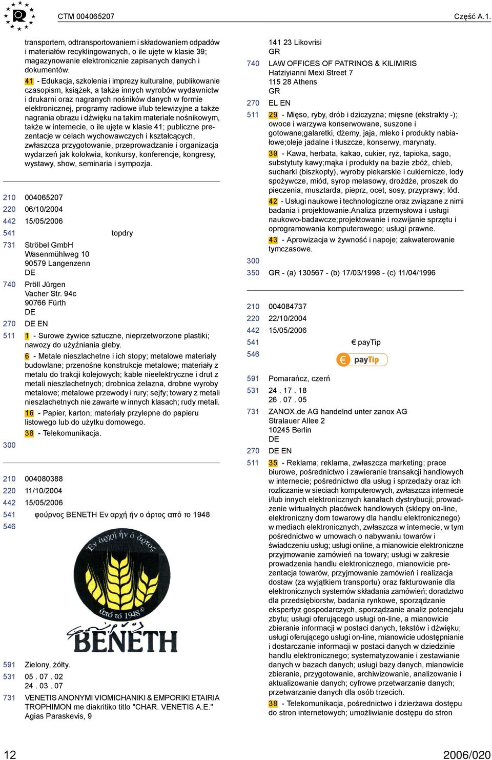 41 - Edukacja, szkolenia i imprezy kulturalne, publikowanie czasopism, książek, a także innych wyrobów wydawnictw i drukarni oraz nagranych nośników danych w formie elektronicznej, programy radiowe