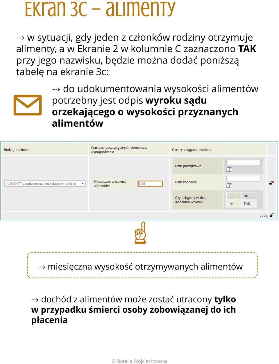 alimentów potrzebny jest odpis wyroku sądu orzekającego o wysokości przyznanych alimentów miesięczna wysokość