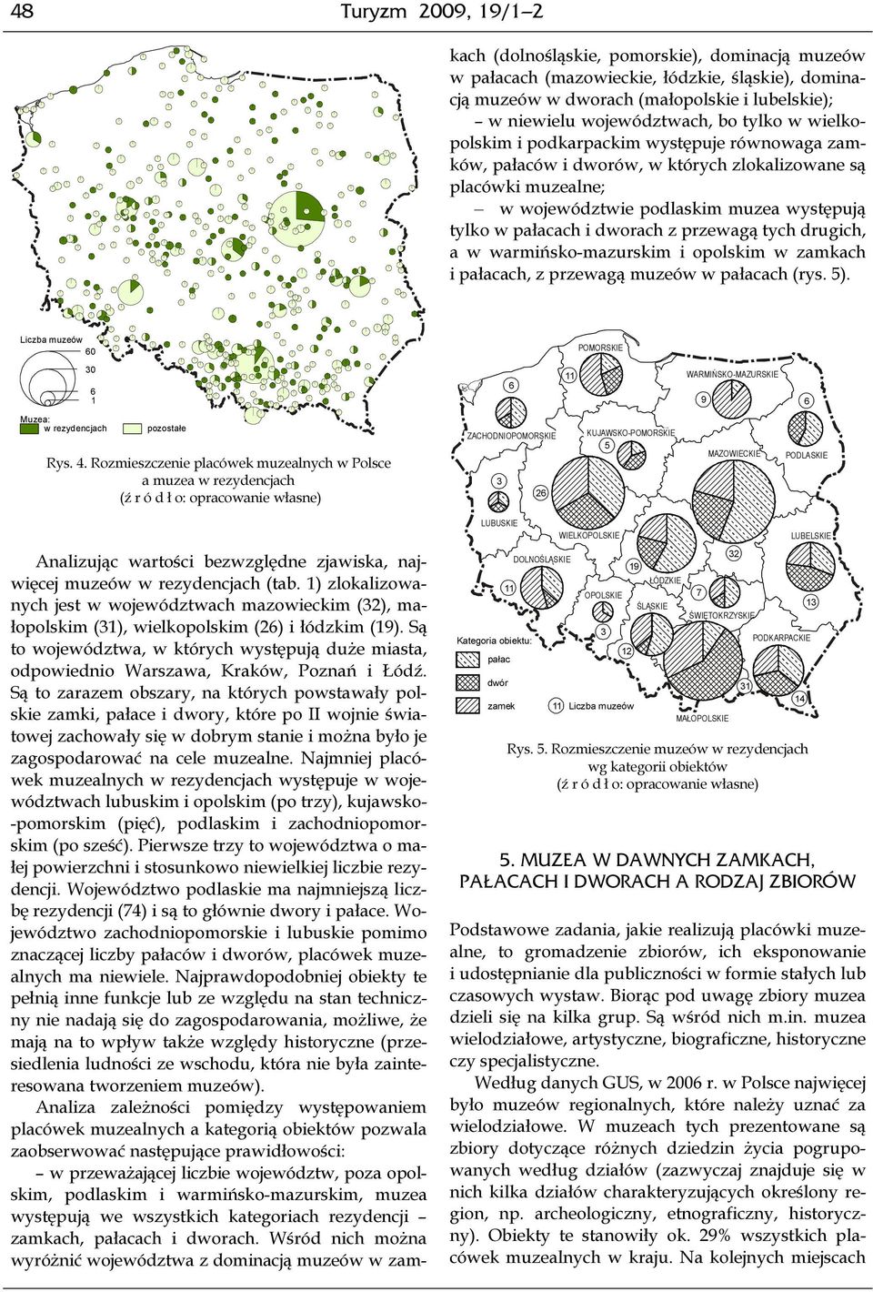 Są to zarazem obszary, na których postaały polskie zamki, pałace i dory, które po II ojnie śiatoej zachoały się dobrym stanie i można było je zagospodaroać na cele muzealne.