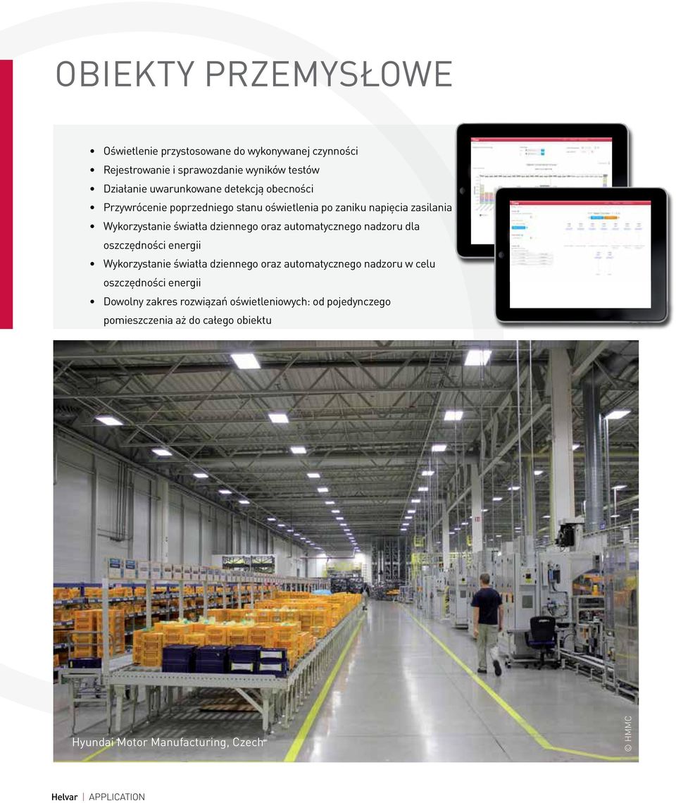 dziennego oraz automatycznego nadzoru dla oszczędności energii Wykorzystanie światła dziennego oraz automatycznego nadzoru w celu