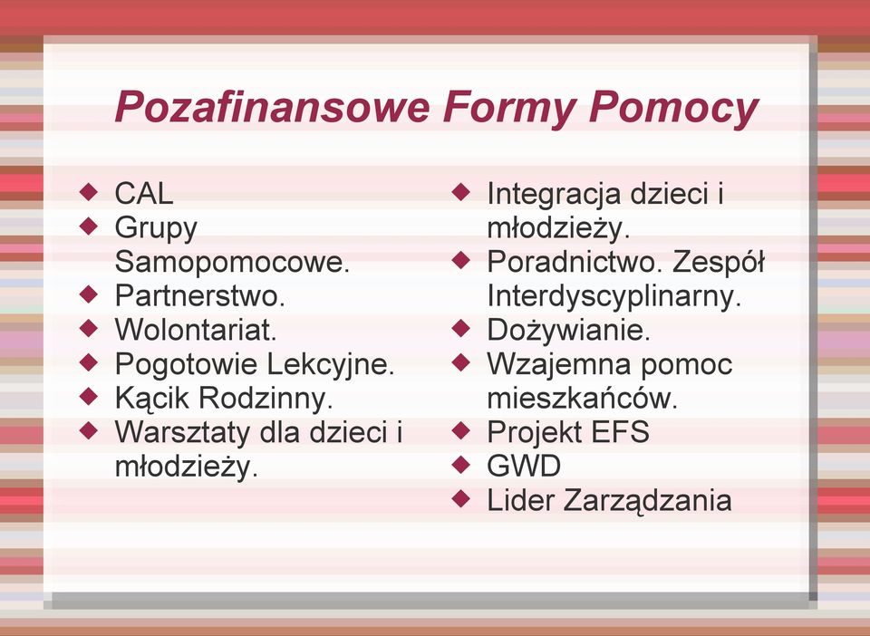 Warsztaty dla dzieci i młodzieży. Integracja dzieci i młodzieży.