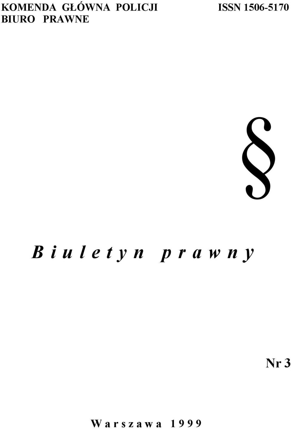 PRAWNE Biuletyn prawny