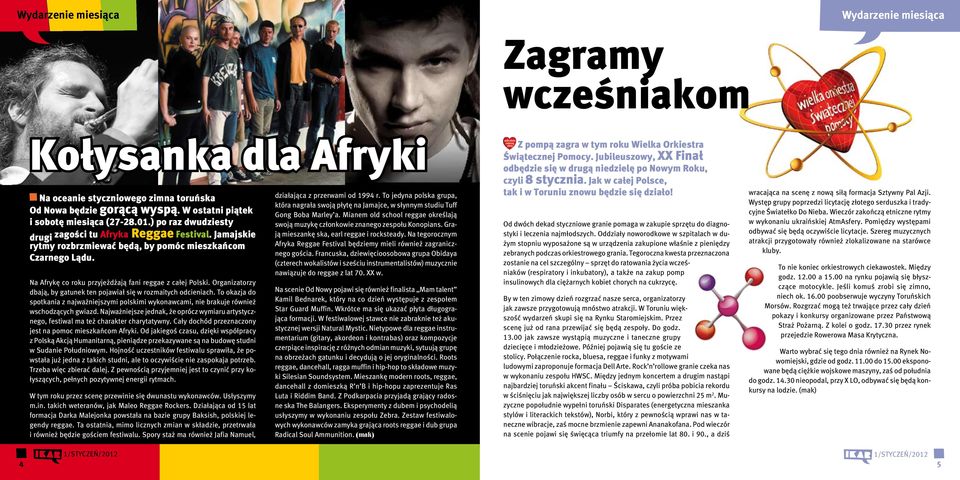 Organizatorzy dbają, by gatunek ten pojawiał się w rozmaitych odcieniach. To okazja do spotkania z najważniejszymi polskimi wykonawcami, nie brakuje również wschodzących gwiazd.