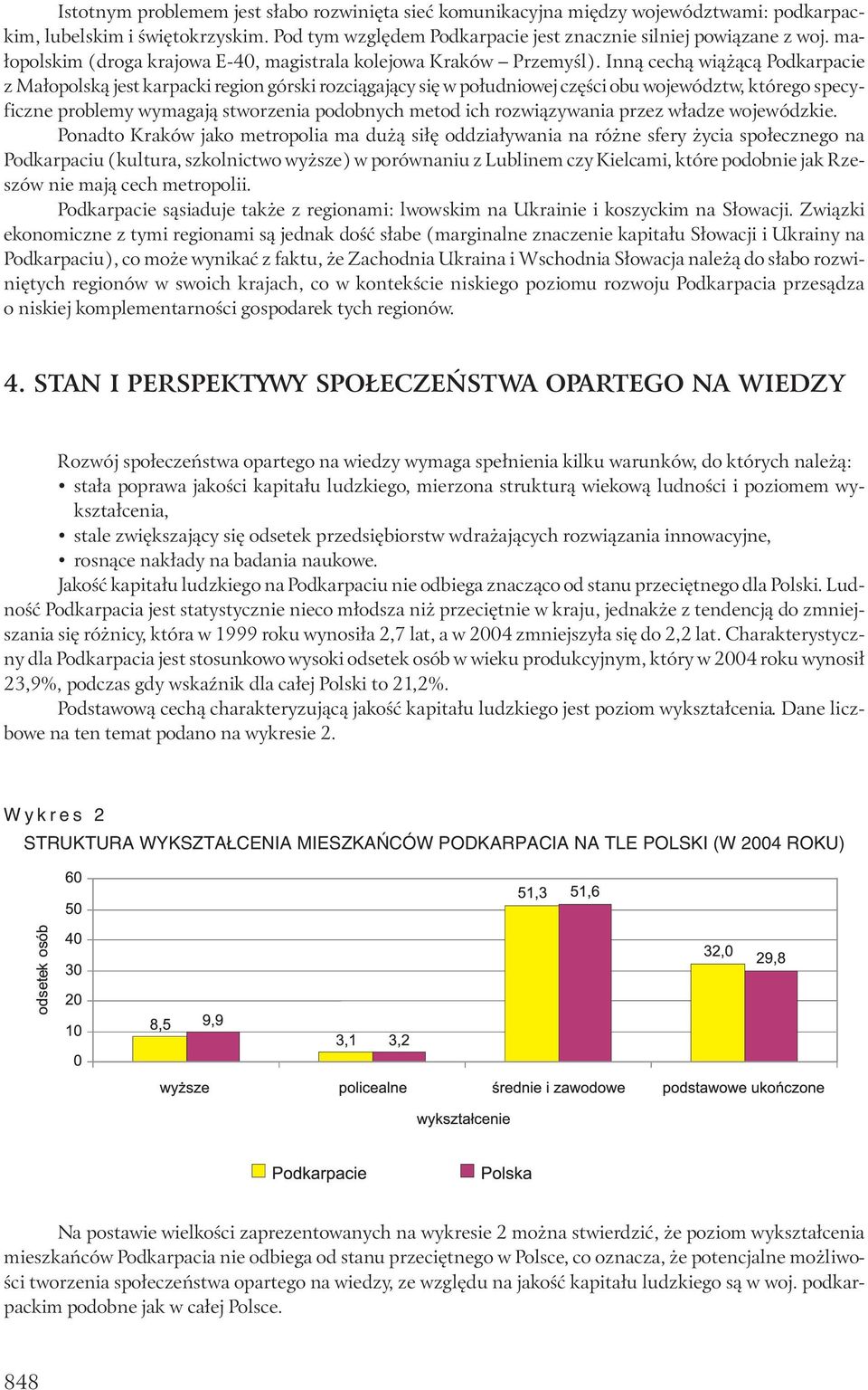 Inną cechą wiążącą Podkarpacie z Małopolską jest karpacki region górski rozciągający się w południowej części obu województw, którego specyficzne problemy wymagają stworzenia podobnych metod ich