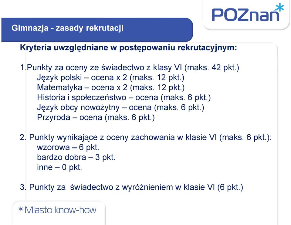 6 pkt.) Język obcy nowożytny ocena (maks. 6 pkt.) Przyroda ocena (maks. 6 pkt.) 2.