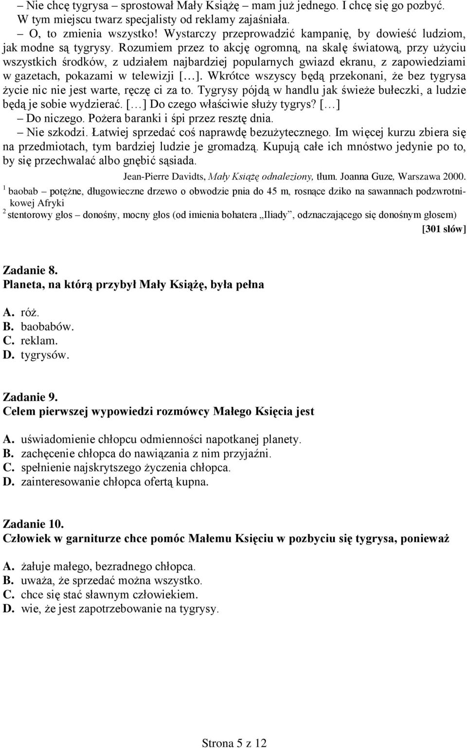 Rozumiem przez to akcję ogromną, na skalę światową, przy użyciu wszystkich środków, z udziałem najbardziej popularnych gwiazd ekranu, z zapowiedziami w gazetach, pokazami w telewizji [ ].