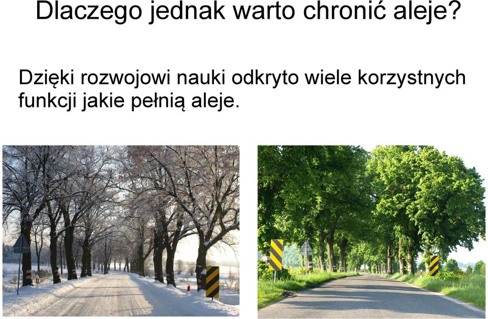 Dzięki rozwojowi nauki