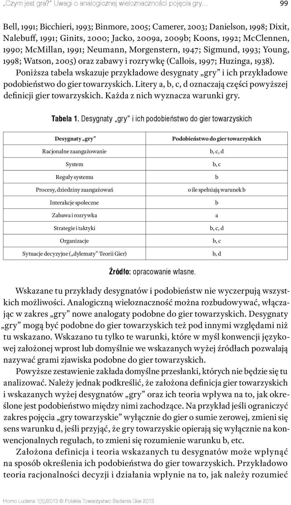 McClennen, 1990; McMillan, 1991; Neumann, Morgenstern, 1947; Sigmund, 1993; Young, 1998; Watson, 2005) oraz zabawy i rozrywkę (Callois, 1997; Huzinga, 1938).