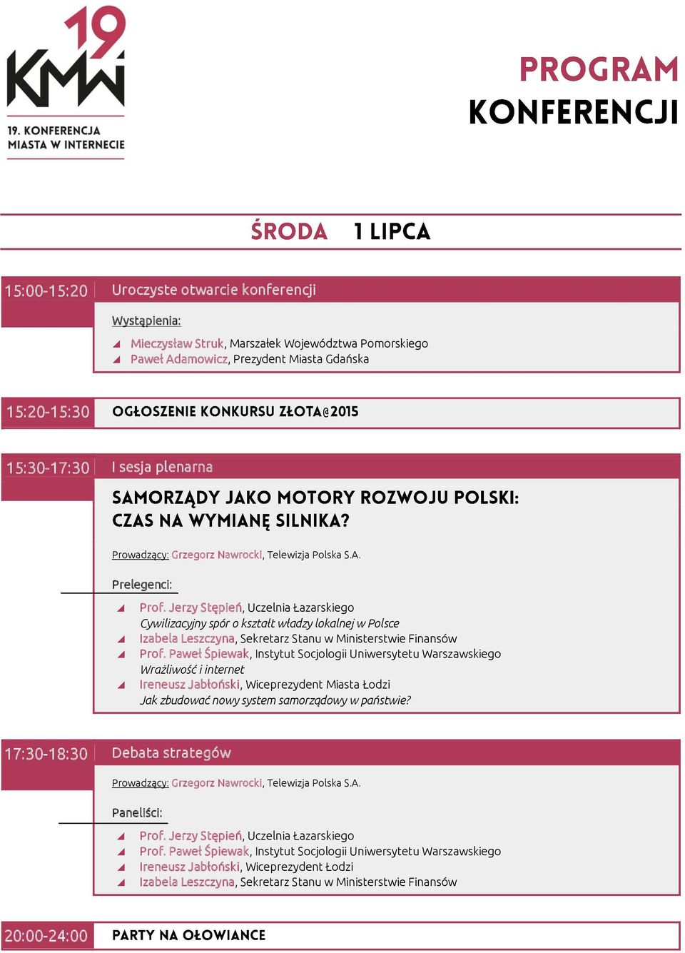 Jerzy Stępień, Uczelnia Łazarskiego Cywilizacyjny spór o kształt władzy lokalnej w Polsce Izabela Leszczyna, Sekretarz Stanu w Ministerstwie Finansów Prof.