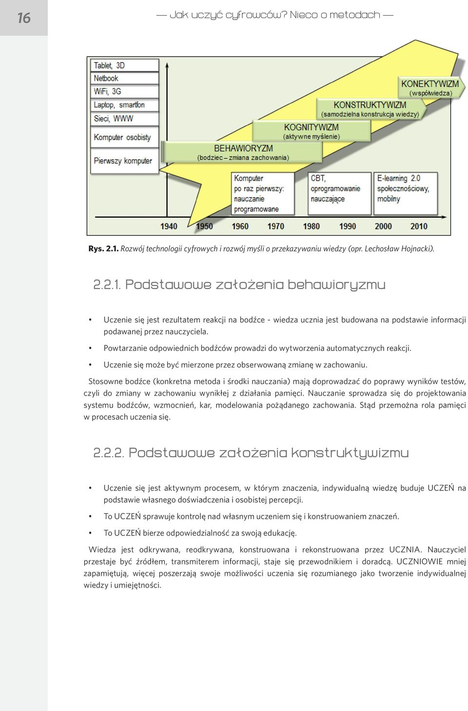 Stosowne bodźce (konkretna metoda i środki nauczania) mają doprowadzać do poprawy wyników testów, czyli do zmiany w zachowaniu wynikłej z działania pamięci.