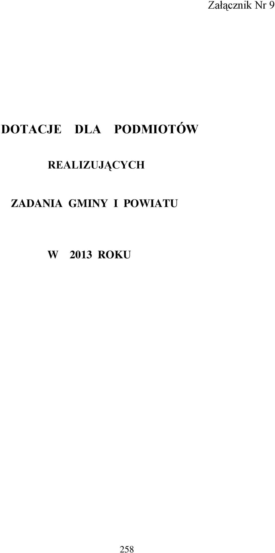 REALIZUJĄCYCH ZADANIA