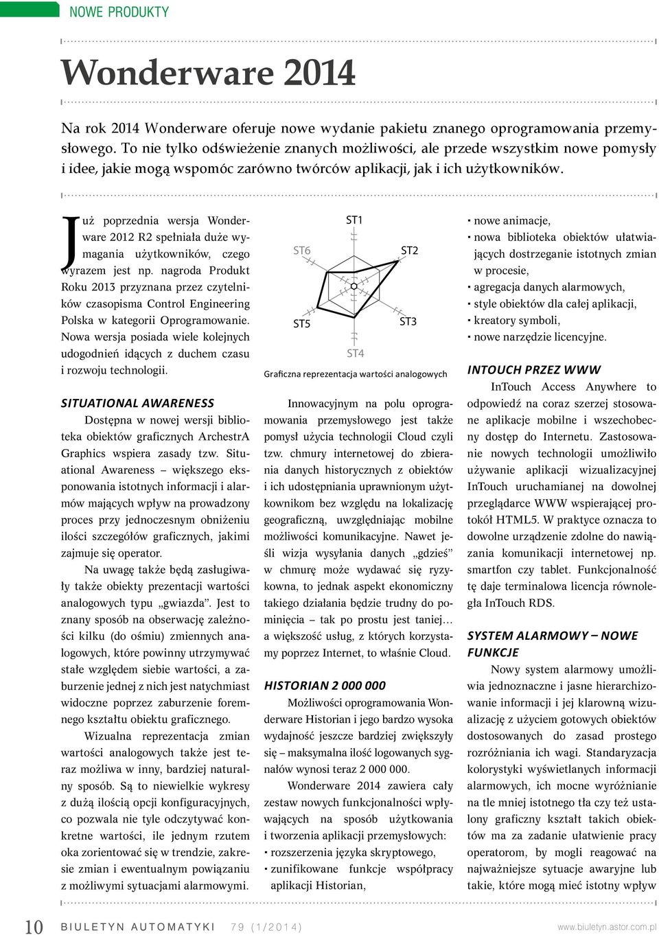 Już poprzednia wersja Wonderware 2012 R2 spełniała duże wymagania użytkowników, czego wyrazem jest np.