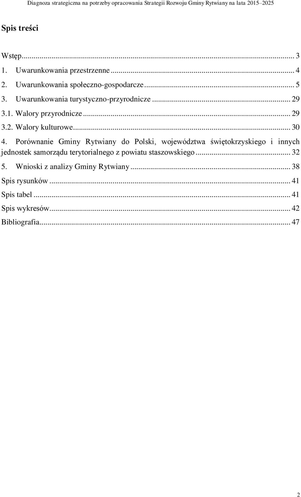 Porównanie Gminy Rytwiany do Polski, województwa go i innych jednostek samorządu terytorialnego z powiatu