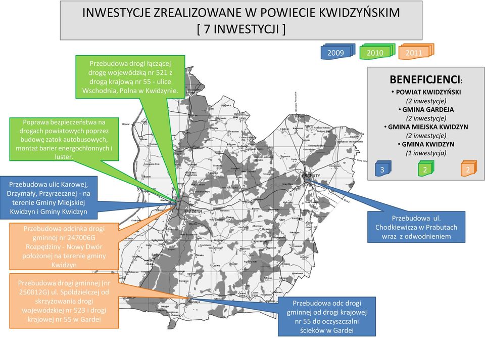 Kwidzyn Przebudowa drogi gminnej (nr 250012G) ul.