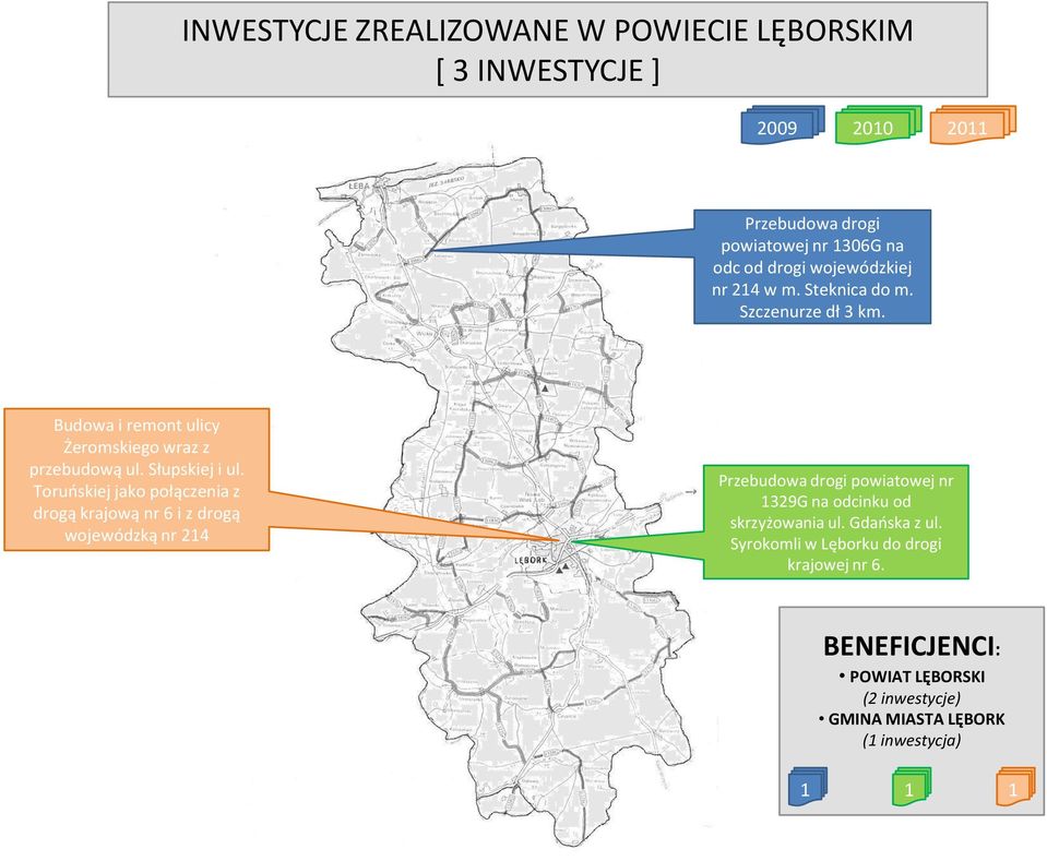 Toruoskiej jako połączenia z drogą krajową nr 6 i z drogą wojewódzką nr 214 Przebudowa drogi powiatowej nr 1329G na odcinku od