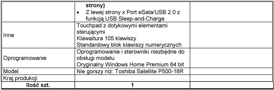 sterującymi Inne Klawaitura 105 klawiszy Standardowy blok klawiszy