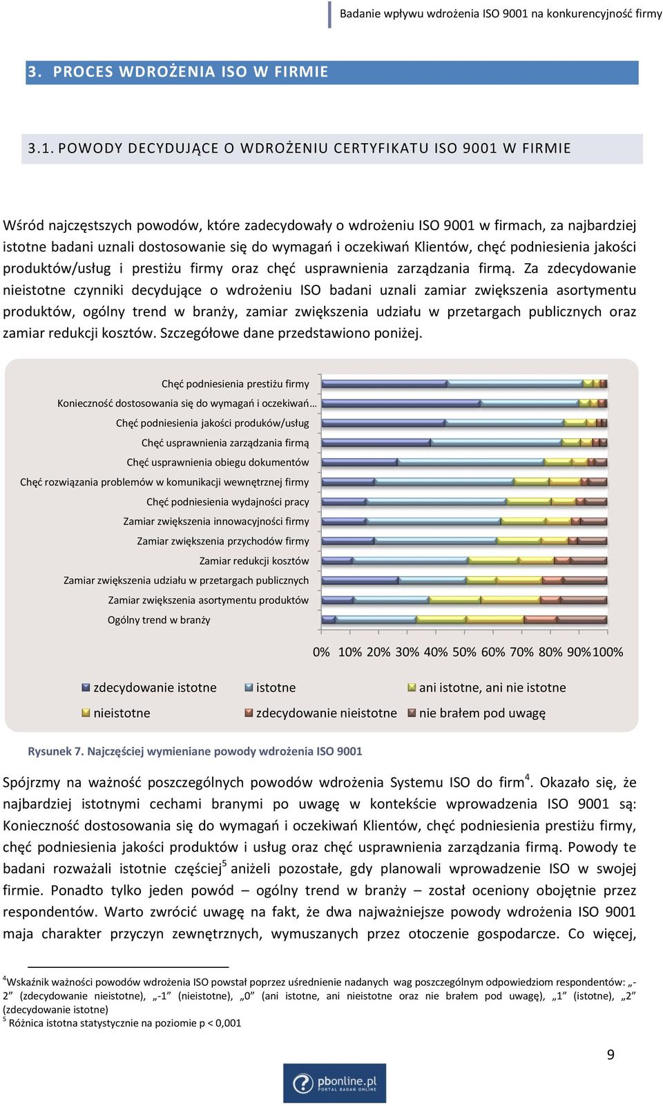 wymagao i oczekiwao Klientów, chęd podniesienia jakości produktów/usług i prestiżu firmy oraz chęd usprawnienia zarządzania firmą.