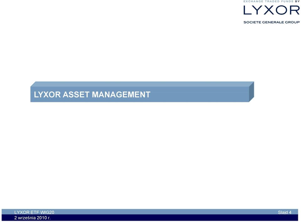 LYXOR ETF