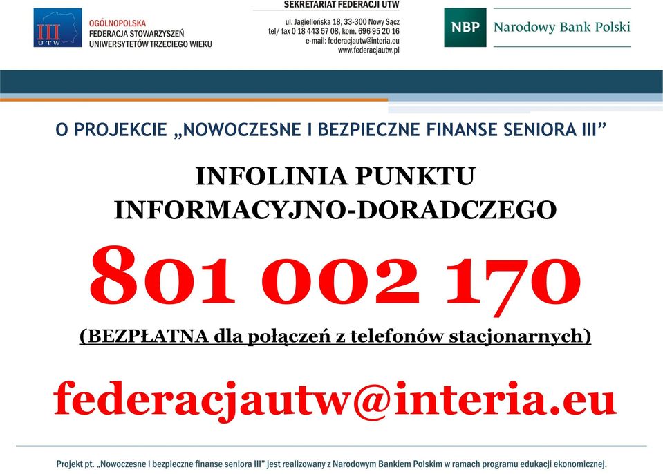 INFORMACYJNO-DORADCZEGO 801 002 170