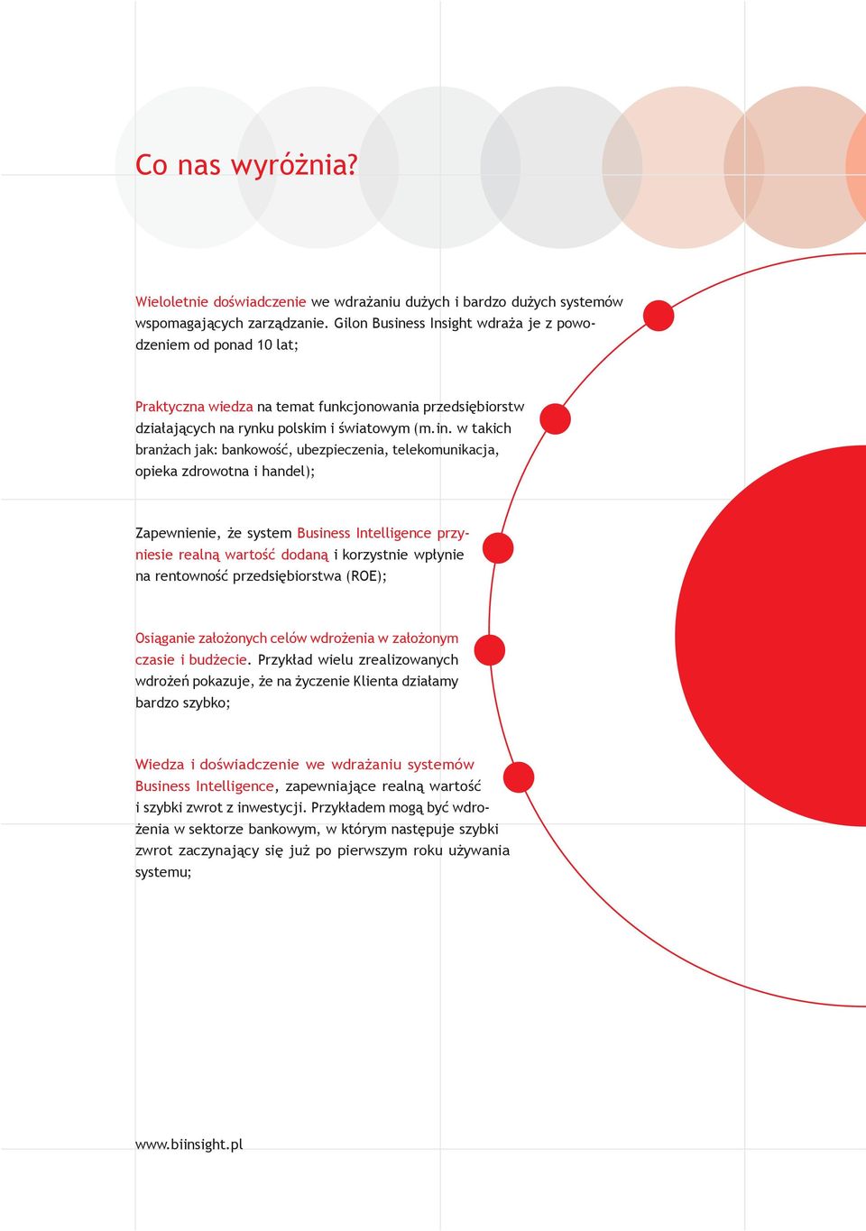 ss Insight wdraża je z powodzeniem od ponad 10 lat; Praktyczna wiedza na temat funkcjonowania przedsiębiorstw działających na rynku polskim i światowym (m.in.