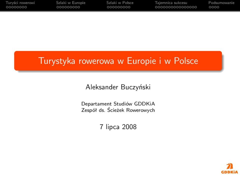 Departament Studiów GDDKiA