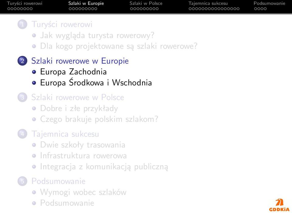 Polsce Dobre i złe przykłady Czego brakuje polskim szlakom?