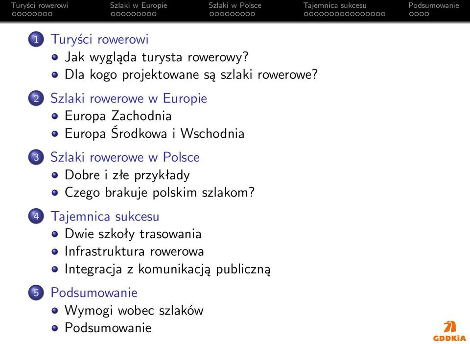 Polsce Dobre i złe przykłady Czego brakuje polskim szlakom?