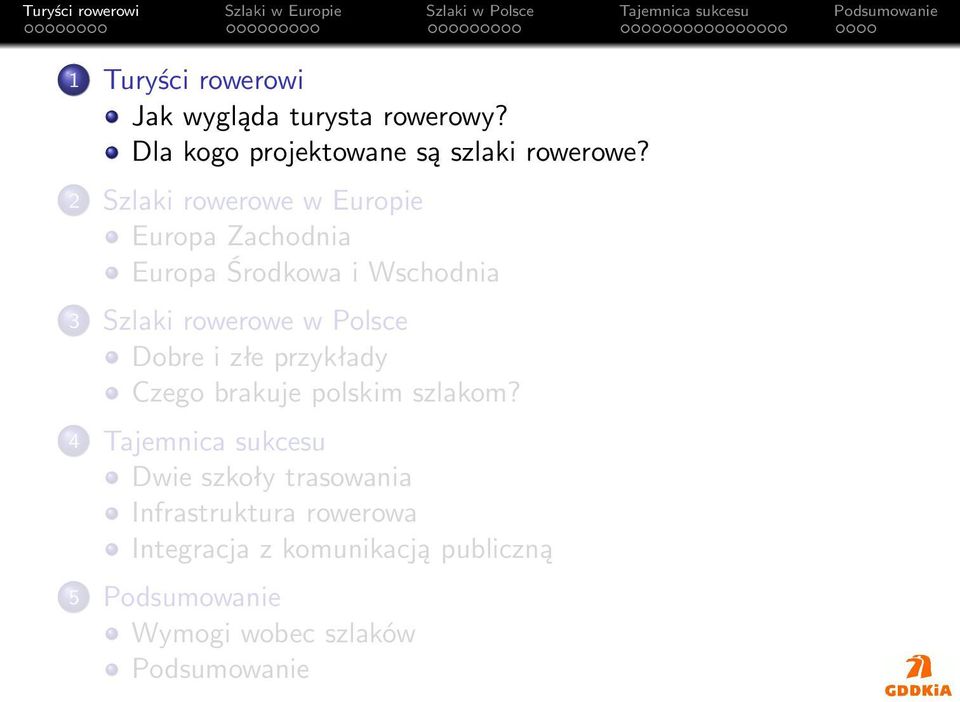 Polsce Dobre i złe przykłady Czego brakuje polskim szlakom?
