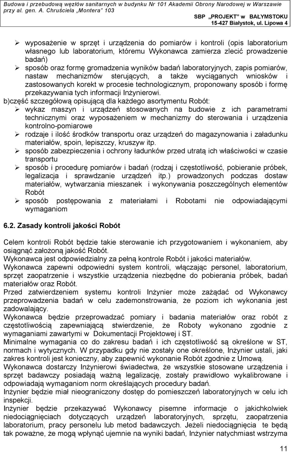 informacji Inżynierowi.