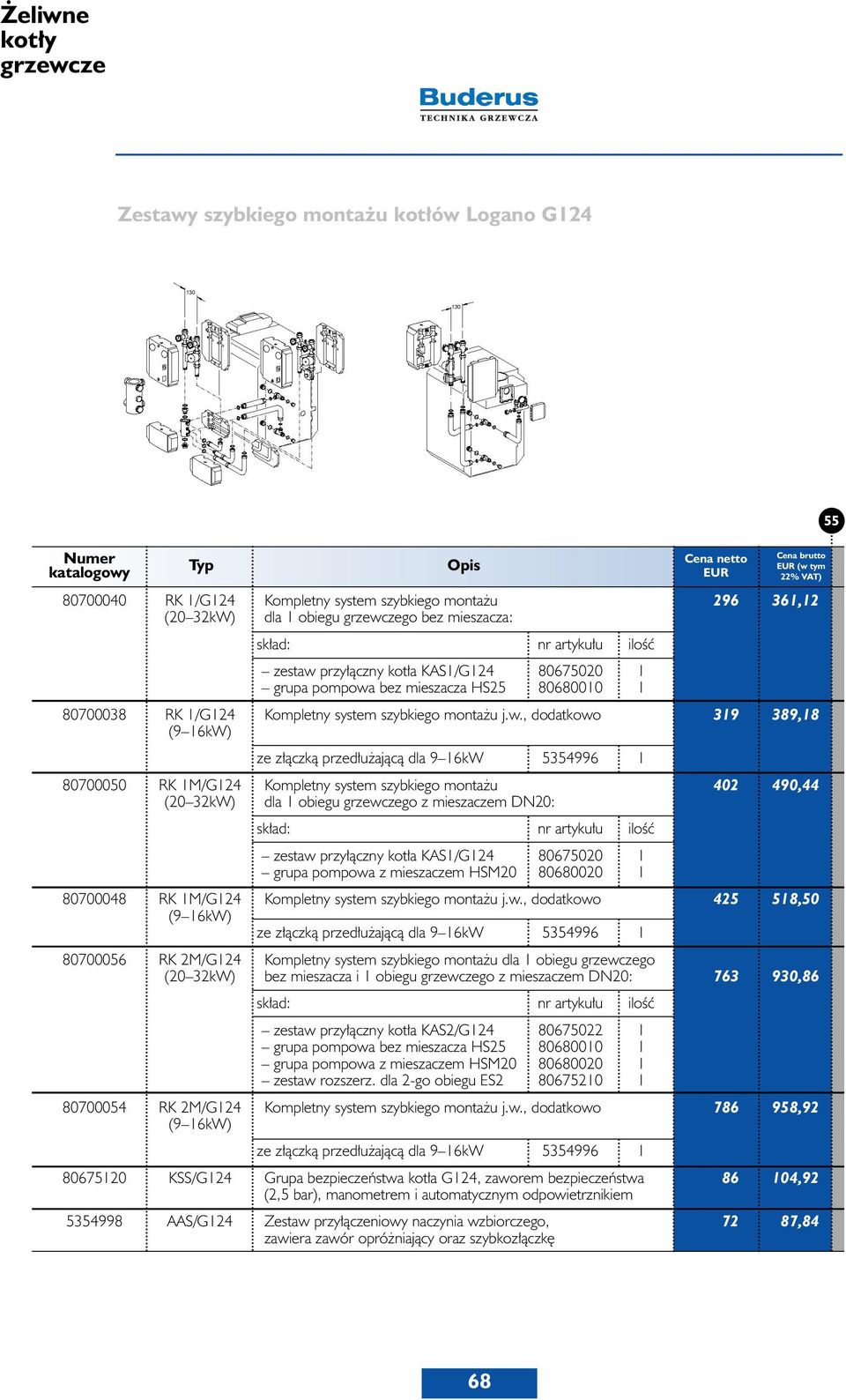 bez mieszacza HS25 80680010 1 80700038 RK 1/G124 Kompletny system szybkiego monta u j.w.