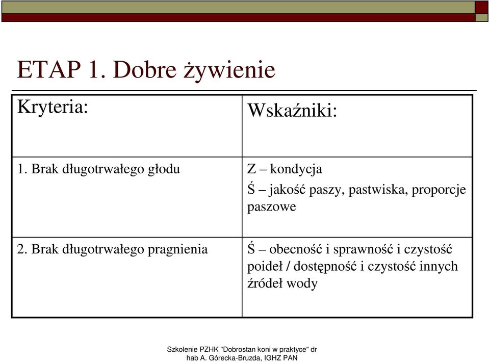 pastwiska, proporcje paszowe 2.