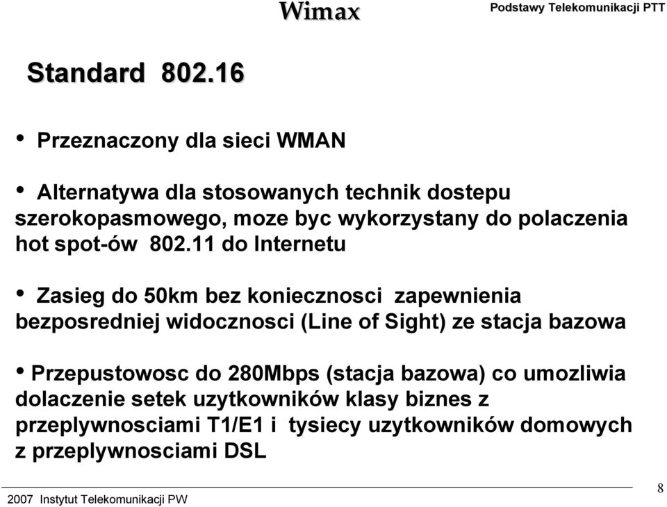 polaczenia hot spot - ów 802.