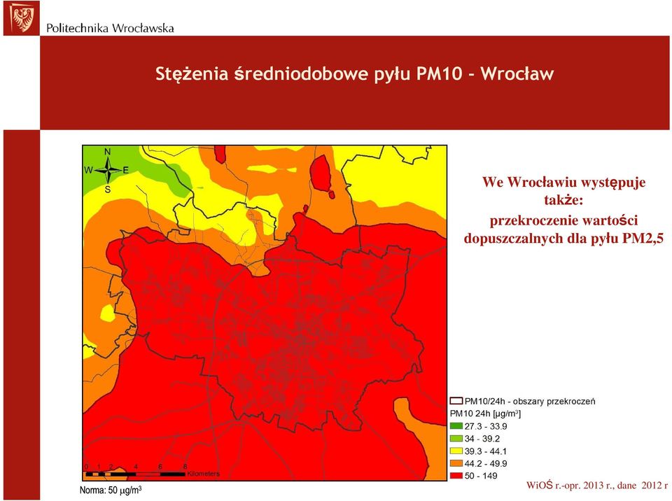 przekroczenie wartości dopuszczalnych