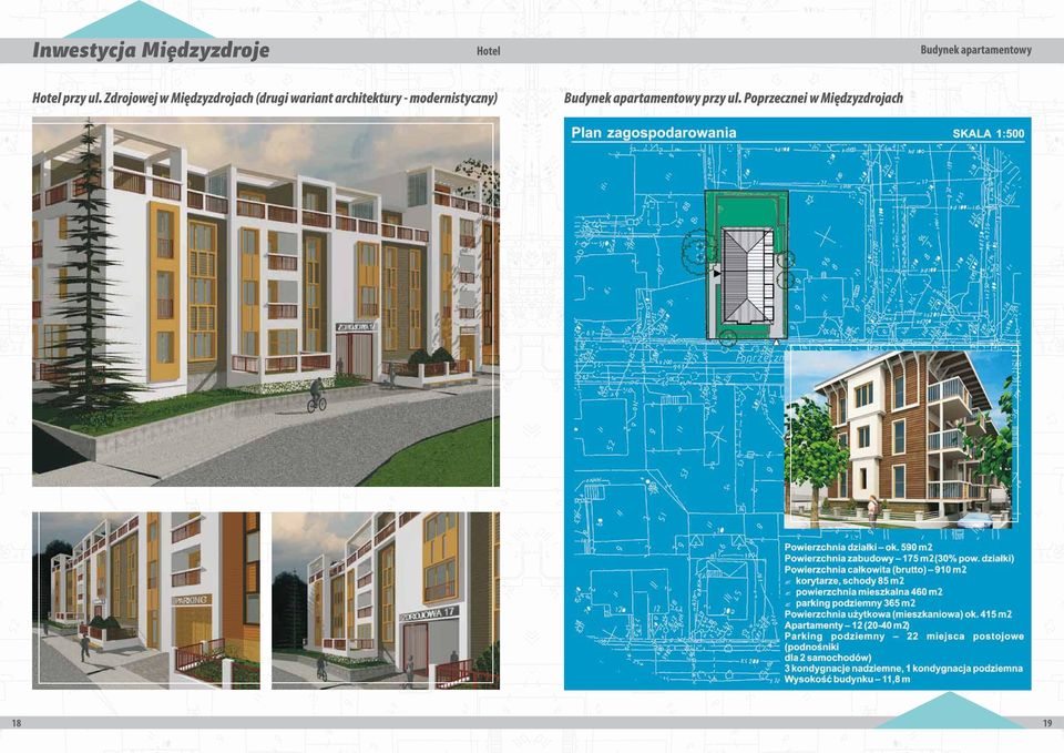 wariant architektury - modernistyczny)