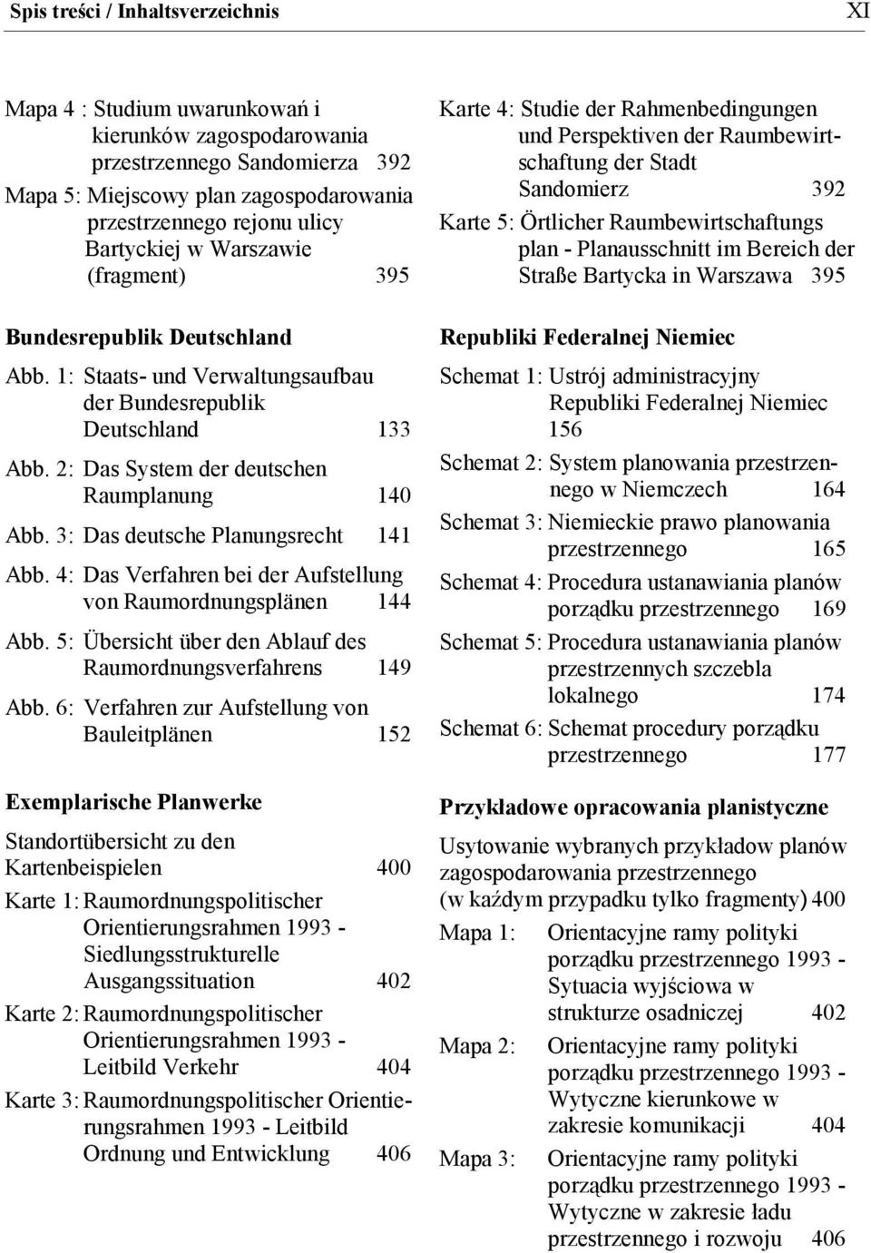 3: Das deutsche Planungsrecht 141 Abb. 4: Das Verfahren bei der Aufstellung von Raumordnungsplänen 144 Abb. 5: Übersicht über den Ablauf des Raumordnungsverfahrens 149 Abb.