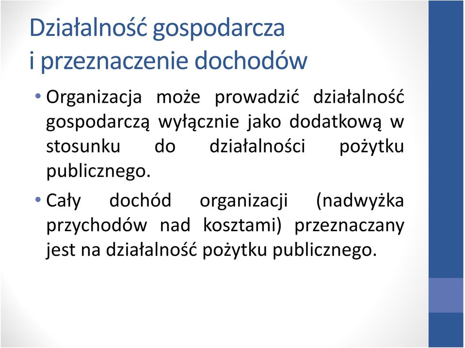 do działalności pożytku publicznego.