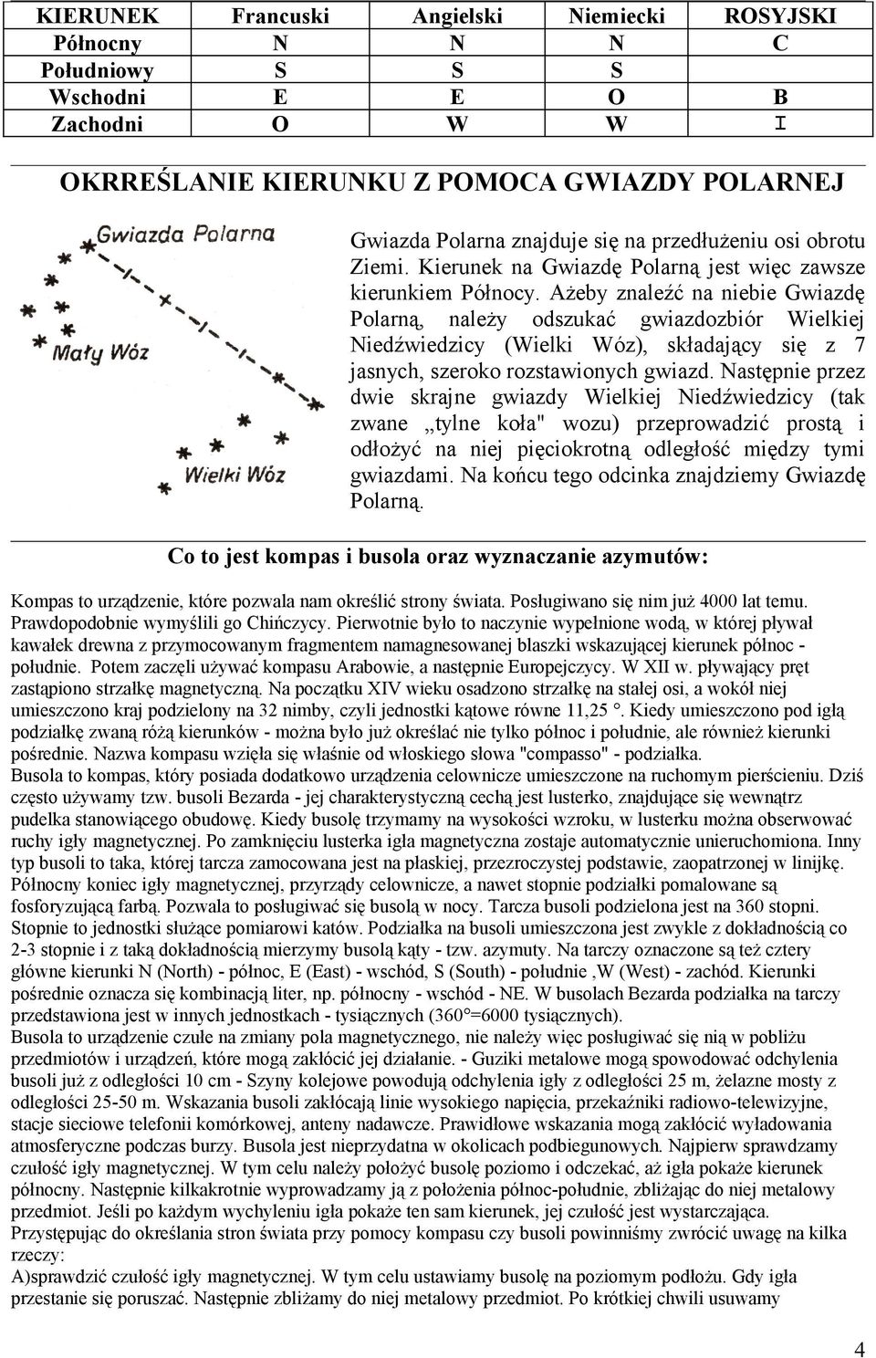 Ażeby znaleźć na niebie Gwiazdę Polarną, należy odszukać gwiazdozbiór Wielkiej Niedźwiedzicy (Wielki Wóz), składający się z 7 jasnych, szeroko rozstawionych gwiazd.