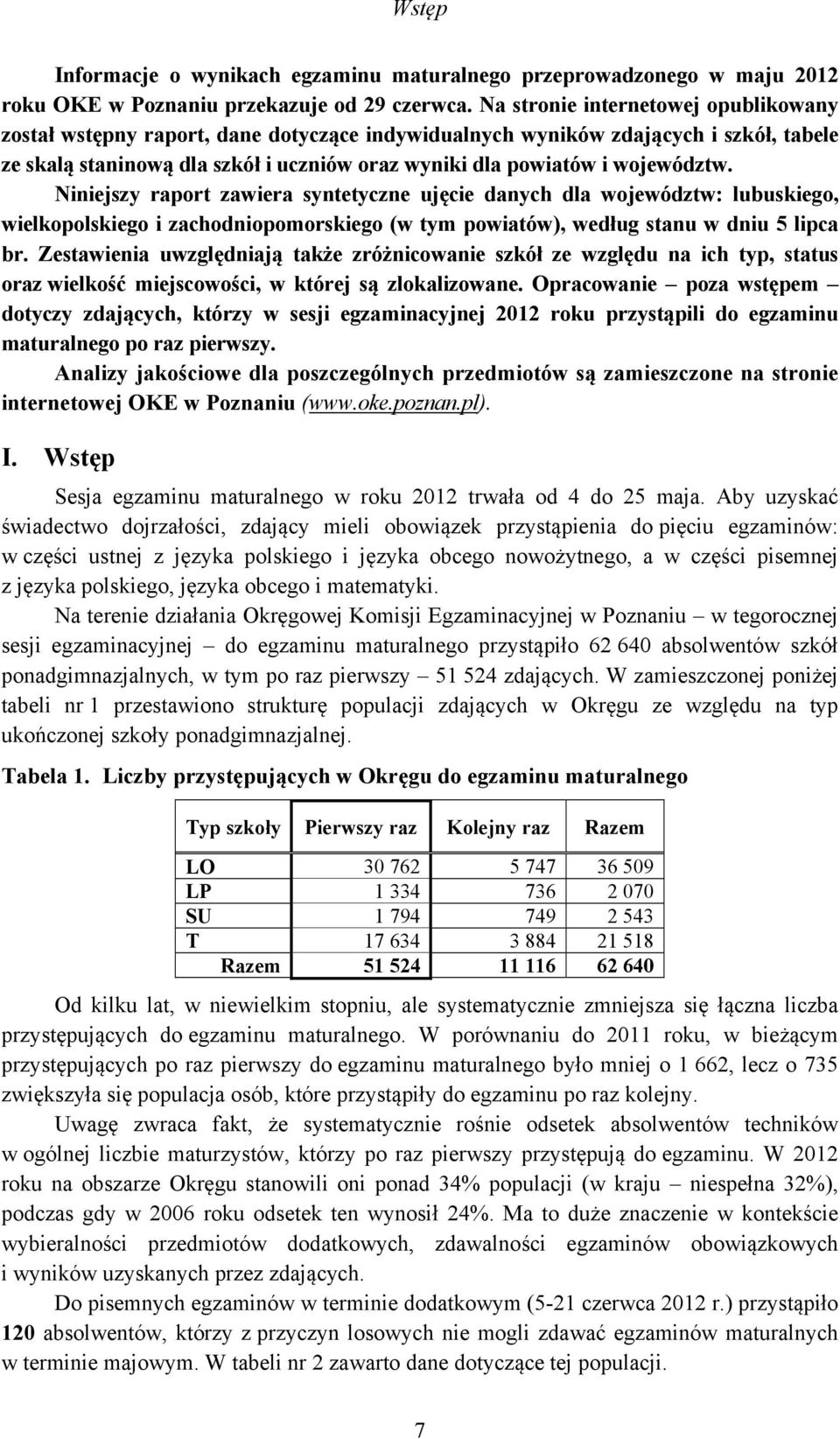 województw. Niniejszy raport zawiera syntetyczne ujęcie danych dla województw: lubuskiego, wielkopolskiego i zachodniopomorskiego (w tym powiatów), według stanu w dniu 5 lipca br.
